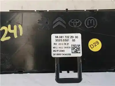 Pezzo di ricambio per auto di seconda mano controllo climatico per opel vivaro c furgón (k0) 1.5 riferimenti oem iam 98081722zd00  