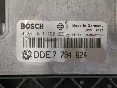 Second-hand car spare part ecu engine control for bmw serie 3 berlina (e46) 2.0 320d oem iam references   0281010565