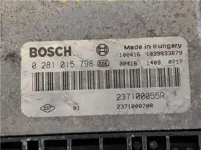 Second-hand car spare part ecu engine control for renault grand scénic iii (jz0/1_) 1.9 dci oem iam references   0281015798