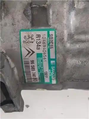 Автозапчасти б/у компрессор кондиционера воздуха за peugeot 407 sw 2.0 hdi 135 ссылки oem iam 9656574080  