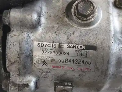 Pezzo di ricambio per auto di seconda mano compressore aria condizionata per citroen c4 picasso i monospace (ud_) 1.6 hdi riferimenti oem iam 9684432480  