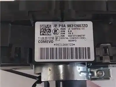 Автозапчастина б/у команда чистити для peugeot 508 ii (fb_, fh_, f3_) 1.5 bluehdi 130 (fbyhzj fbyhzr) посилання на oem iam 98312607zd  