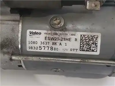 Автозапчастина б/у двигун запускається для peugeot 508 ii (fb_, fh_, f3_) 1.5 bluehdi 130 (fbyhzj fbyhzr) посилання на oem iam   esw20-21he