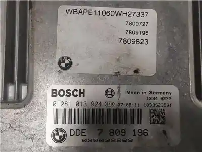 Second-hand car spare part ecu engine control for bmw serie x3 (e83) 2.0d oem iam references   0281013924
