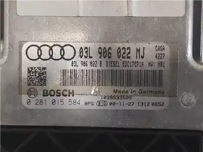 Second-hand car spare part ecu engine control for audi a4 berlina (8k2) 2.0 basis oem iam references   0281015584