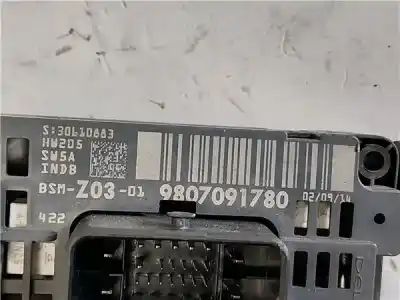 Second-hand car spare part bsm control unit for citroen c4 picasso/spacetourer 1.6 intensive oem iam references 9807091780  