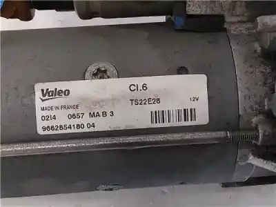 Second-hand car spare part starter motor for citroen c4 picasso/spacetourer 1.6 intensive oem iam references   ts22e26