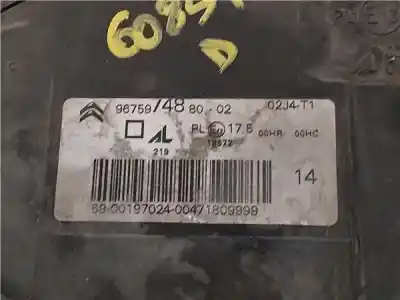 Second-hand car spare part right headlight for citroen c4 picasso/spacetourer 1.6 intensive oem iam references 9675974880-02  