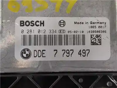 Second-hand car spare part ecu engine control for bmw serie 1 berlina (e81/e87) 2.0 120d oem iam references   0281012334