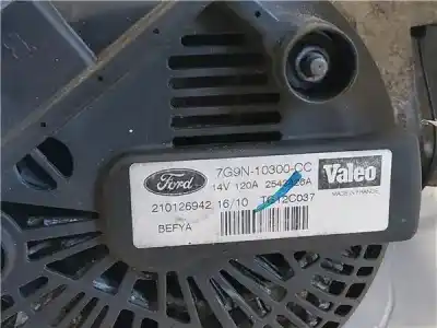 Second-hand car spare part alternator for ford fiesta vi (cb1, ccn) 1.4 oem iam references 7g9n-10300-cc  tg12c037