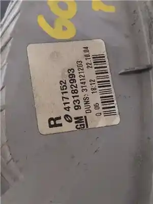 Автозапчастина б/у правий ліхтар для opel astra h gtc (a04) 1.7 cdti (l08) посилання на oem iam 93182993  