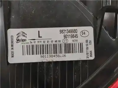 Second-hand car spare part left tailgate light for citroen c4 cactus 1.2 thp 110 oem iam references 9821349980  