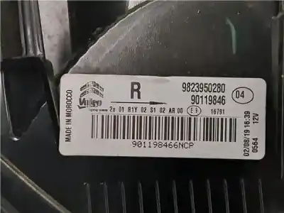 Second-hand car spare part right tailgate light for citroen c4 cactus 1.2 thp 110 oem iam references 9823950280  