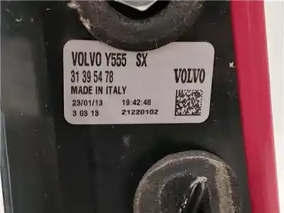 Second-hand car spare part left tailgate light for volvo v40 1.6 diesel cat oem iam references 31395478  