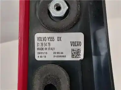 Second-hand car spare part right tailgate light for volvo v40 1.6 diesel cat oem iam references 31395479  