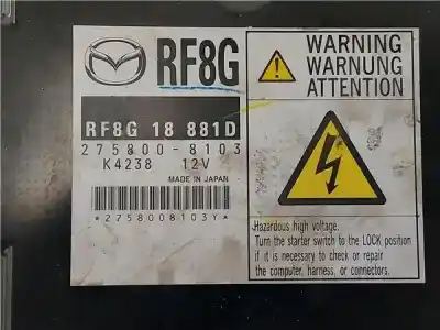 Second-hand car spare part ecu engine control for mazda 6 fastback (gh) 2.0 mzr-cd oem iam references   275800-8103