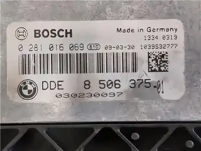 Second-hand car spare part ecu engine control for bmw serie 1 berlina (e81/e87) 2.0 118d oem iam references   0281016069