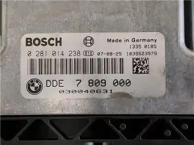 Peça sobressalente para automóvel em segunda mão centralina de motor uce por bmw serie 1 berlina (e81/e87) 2.0 118d referências oem iam   0281014238