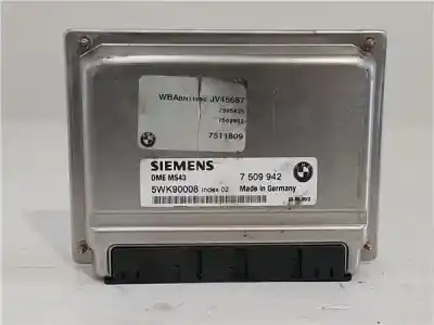 Second-hand car spare part ecu engine control for bmw serie 3 coupe (e46) 2.2 24v cat oem iam references   5wk90008