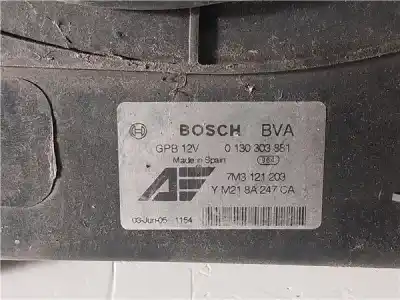 Pezzo di ricambio per auto di seconda mano elettroventola per ford galaxy (vx) 1.9 tdi riferimenti oem iam 7m3121203  