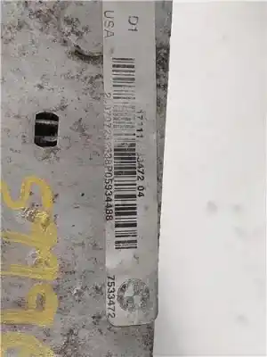 Peça sobressalente para automóvel em segunda mão radiador de água por bmw serie x5 (e70) 3.0d referências oem iam 7533472  