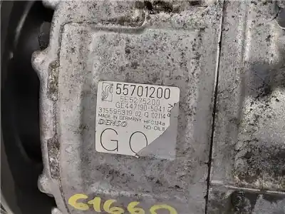 Peça sobressalente para automóvel em segunda mão compressor de ar condicionado a/a a/c por opel corsa d 1.2 cat (a 12 xer / ldc) referências oem iam 55701200  