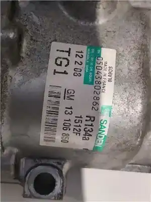 Second-hand car spare part air conditioning compressor for suzuki splash (a5b) 1.3 gl oem iam references 13106850  