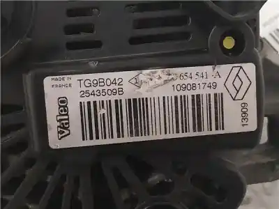 Peça sobressalente para automóvel em segunda mão alternador por renault modus i 1.2 16v hi-flex referências oem iam   tg9b042