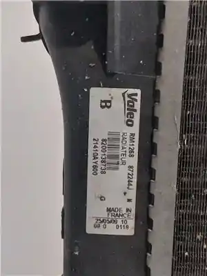 Peça sobressalente para automóvel em segunda mão radiador de água por renault modus i 1.2 16v hi-flex referências oem iam 8200138738  