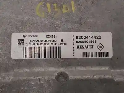 Peça sobressalente para automóvel em segunda mão centralina de motor uce por renault modus i 1.2 16v hi-flex referências oem iam 8200414422  