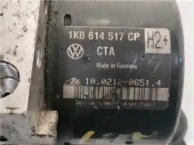 Peça sobressalente para automóvel em segunda mão abs por seat leon (1p1) 1.6 tdi referências oem iam 1k0614517de  