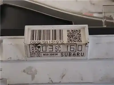 Second-hand car spare part dashboard for subaru forester (s12/sh) 2.0 sport plus oem iam references   0371001