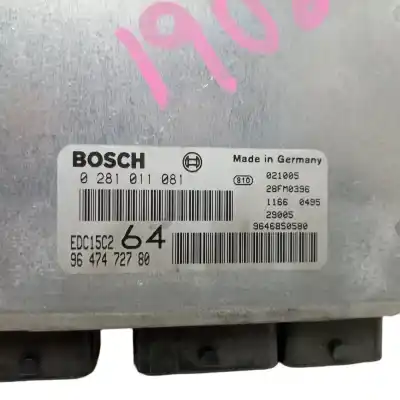Автозапчасти б/у блок управления двигателем за peugeot 307 break / sw (s1) break xs ссылки oem iam 0281011081  