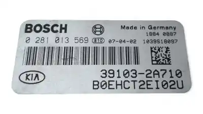 Second-hand car spare part ECU ENGINE CONTROL for KIA CEED  OEM IAM references 0281013569  
