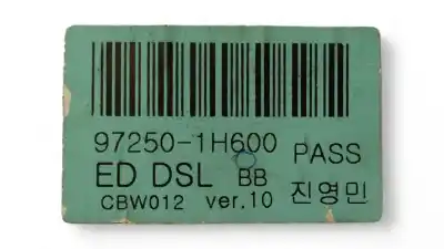 Second-hand car spare part climate control for kia ceed active 116 cv / 85 kw oem iam references 972501h600  