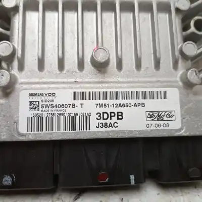 Автозапчасти б/у БЛОК УПРАВЛЕНИЯ ДВИГАТЕЛЕМ за FORD FOCUS BERLINA (CAP)  ссылки OEM IAM 7M5112A650APB  