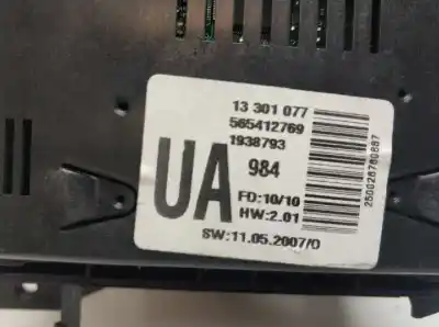 Peça sobressalente para automóvel em segunda mão display gps / multimídia por opel zafira b enjoy plus referências oem iam 13301077