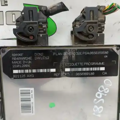 Second-hand car spare part Ecu Engine Control for CITROEN C15 D OEM IAM references 9650360180  