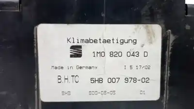 Second-hand car spare part climate control for seat toledo (1m2) stella oem iam references 1m0820043d  