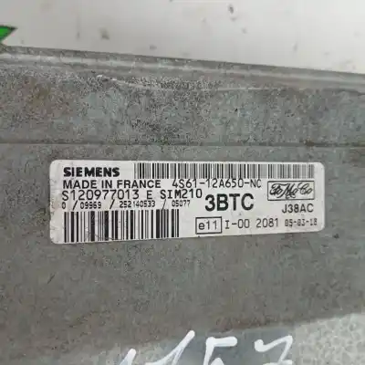 Recambio de automóvil de segunda mano de CENTRALITA MOTOR UCE para FORD FUSION (CBK)  referencias OEM IAM 4S6112A650NC  