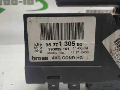 Second-hand car spare part left front window motor for peugeot 307 break / sw (s1) sw clim plus oem iam references 9637130580  