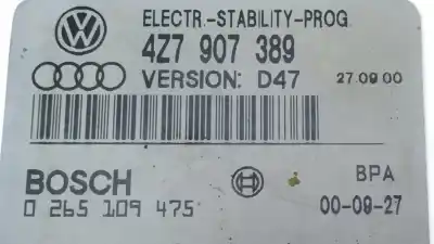 Peça sobressalente para automóvel em segunda mão Centralina De Motor Uce por AUDI A6 AVANT (4B5) 2.5 TDI Referências OEM IAM 4Z7907389  