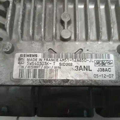 Pièce détachée automobile d'occasion Calculateur Moteur Ecu pour FORD FOCUS C-MAX (CAP) Ghia (D) Références OEM IAM 4M5112A650JL  