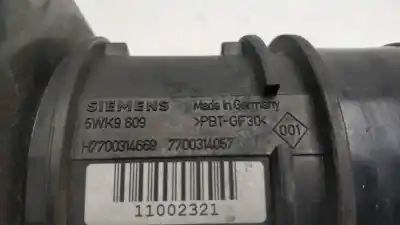Second-hand car spare part flowmeter for renault laguna ii (bg0) privilege oem iam references 7700314669