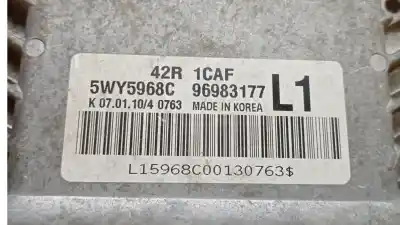 Peça sobressalente para automóvel em segunda mão centralina de motor uce por chevrolet aveo ls referências oem iam 96983177  