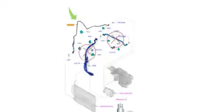 Peça sobressalente para automóvel em segunda mão tubos de ar condicionado por ford fiesta (cb1) ambiente referências oem iam 1570264