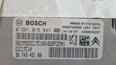 Peça sobressalente para automóvel em segunda mão centralina de motor uce por peugeot 308 access referências oem iam 1606382680 9674245180 0281015847
