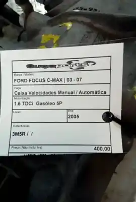Second-hand car spare part gearbox for ford focus c-max (dm2) 1.6 tdci oem iam references 3m5r  