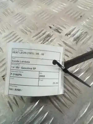 Peça sobressalente para automóvel em segunda mão sonda lambda por seat leon (1m1) 1.4 16v referências oem iam   