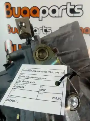 Pezzo di ricambio per auto di seconda mano riduttore per peugeot 206 hatchback (2a/c) 1.4 i riferimenti oem iam 20cf09  
